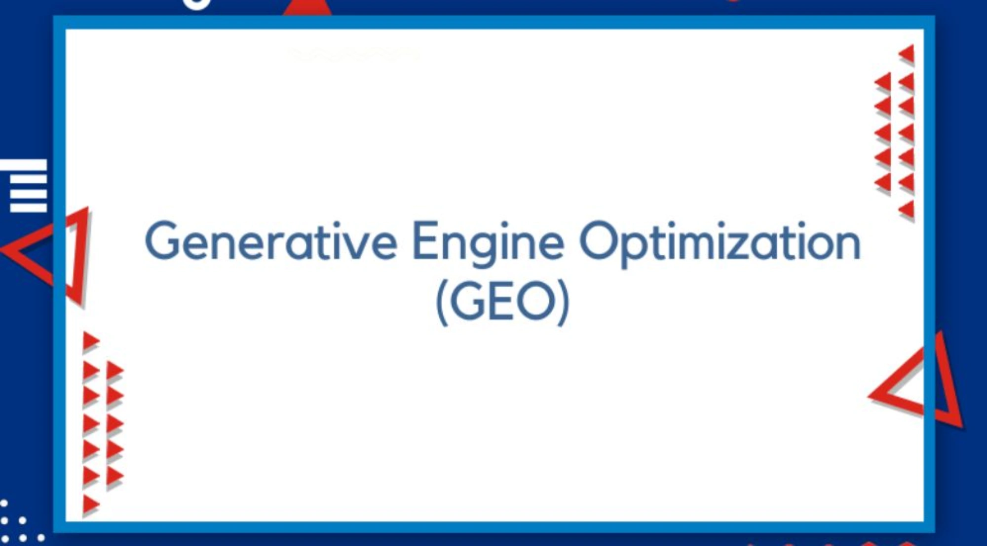 Wat is GEO en hoe werkt GEO?